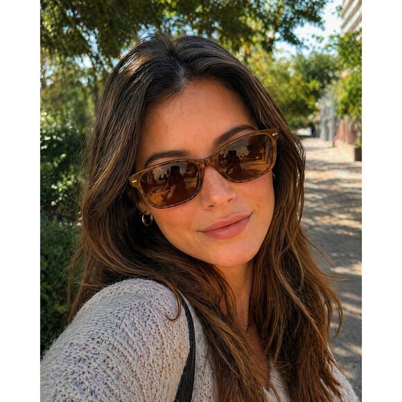 Emporio Armani EA4004 5047/13 Sunglasses Brown White 56-17-140 main image 16